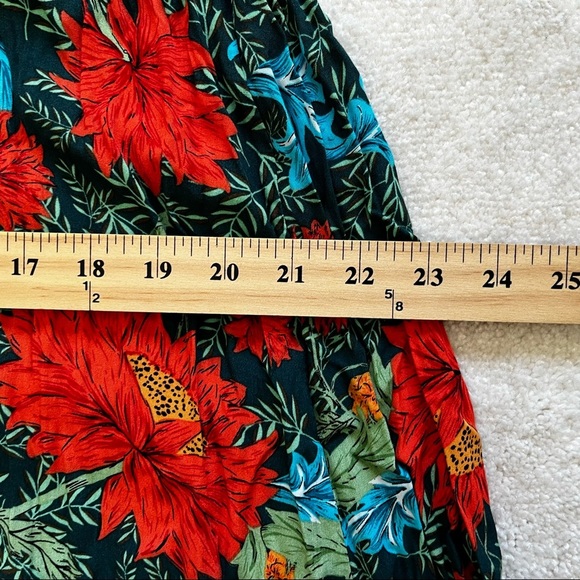 ABEL THE LABEL Midi Fantasy Tropical Dress Size XS Romantic Feminine Pretty - Picture 8 of 10